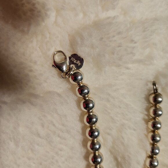 Tiffany HardWear Sterling Silver Ball Necklace, Bracelet and Earrings Set - Picture 2 of 7